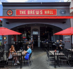 Exterior of The Brews Hall at Hermosa